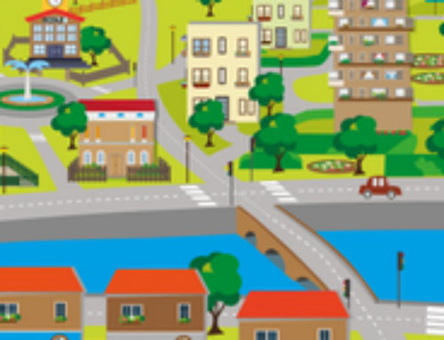 Illustration sur l’eau dans la ville